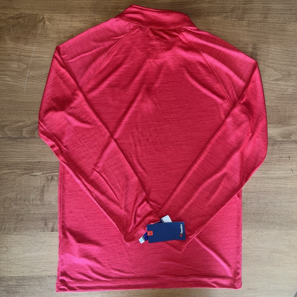NEW Wisconsin Badgers‎ Fanatics Classic Homefield Quarter-Zip Top Red Men's Med - Picture 5 of 8